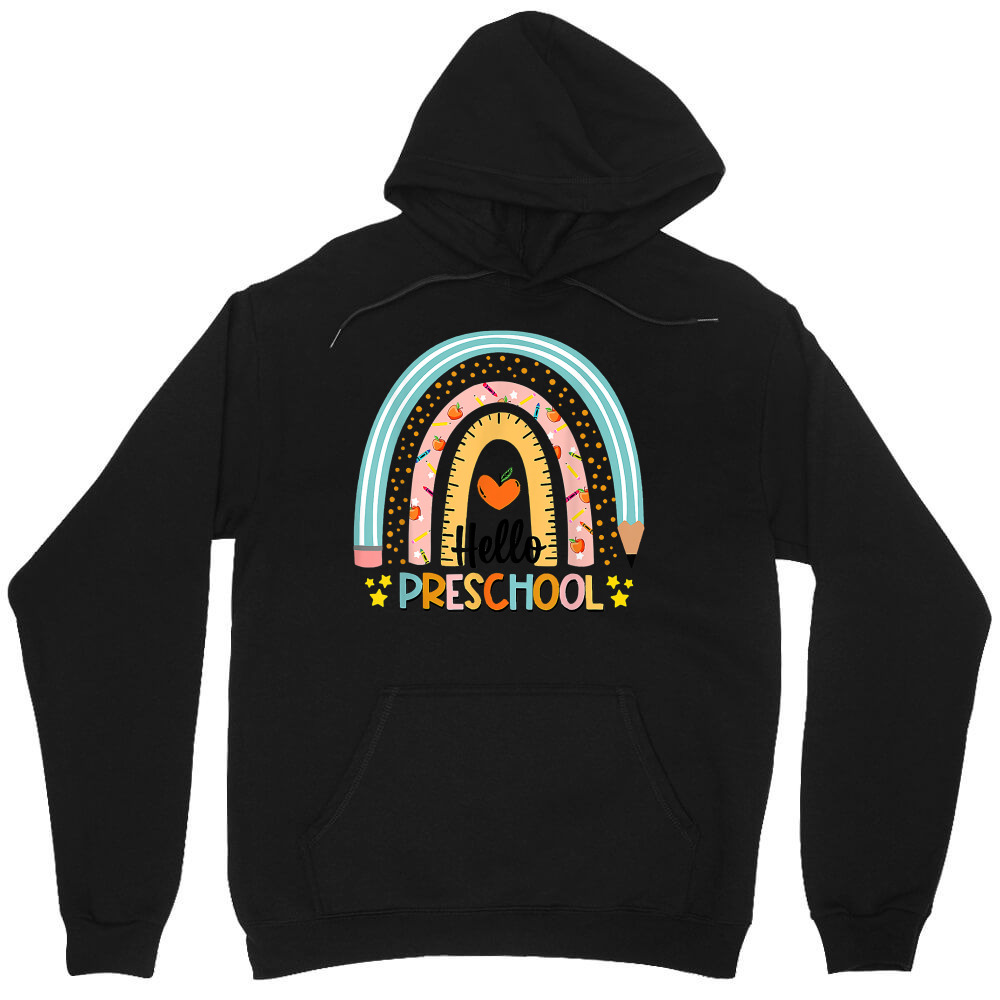 Hello Preschool Boho Rainbow Teacher Graphic Back To School For Her ...