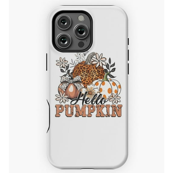 Hello Pumpkin GA7390 Phone Case for iPhone 11 to 17 Pro Max