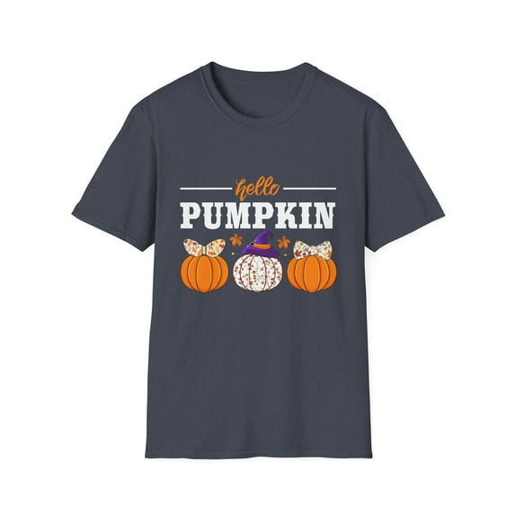 Hello Pumpkin Halloween Cute Seasonal T-Shirt