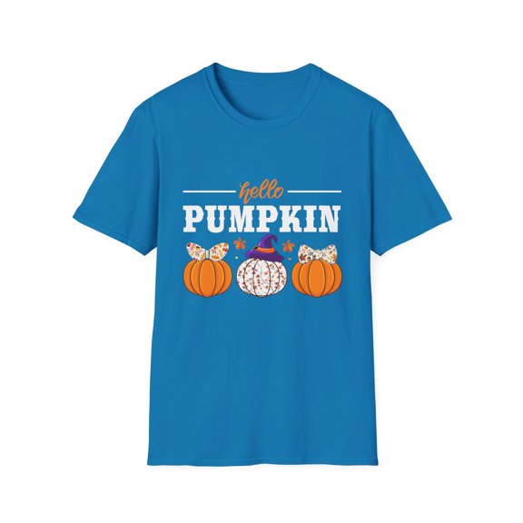 Hello Pumpkin Halloween Cute Seasonal T-Shirt