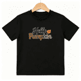 thumbnail image 1 of Hello Pumpkin Leopard Girls Graphic Tee, Cute Autumn Fall 100% Cotton Kids Short Sleeve T-Shirt, 1 of 5