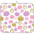 thumbnail image 1 of Hello Pumpkin Pink Dish Drying Mat for Kitchen Countertop 16x18 Fall Leaves Rectangle Small Drying Mat Reusable Quick Dry Dish Sink Absorbent Mats Dishwasher Easy Clean Decorative Home Essentials, 1 of 1