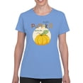 thumbnail image 1 of Hello Pumpkin Season  T-Shirt Women -Image by Shutterstock, Female Large, 1 of 4