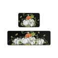 thumbnail image 1 of Hello Pumpkin Thankful Fall Kitchen Mats Set of 2,Thanksgiving Decorative Kitchen Rugs Seasonal Autumn Home Decor Low-Profile Kitchen Rugs for Floor - 15.7x23.6 and 15x47 Inch, 1 of 6