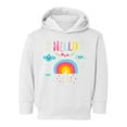 thumbnail image 1 of Hello Rainbow And Clouds Hoodie Toddler -Image by Shutterstock,  5 Toddler, 1 of 4