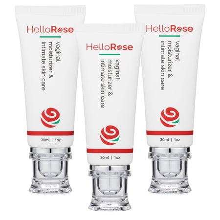 Hello Rose Vulva Balm for Vaginal Dryness w/ Organic Extract (180 Day Supply) Relieves for Itching, Burning, & Redness - Vegan Vulva Moisture Cream For Meno Symptoms - Vaginal Moisturizer Hormone