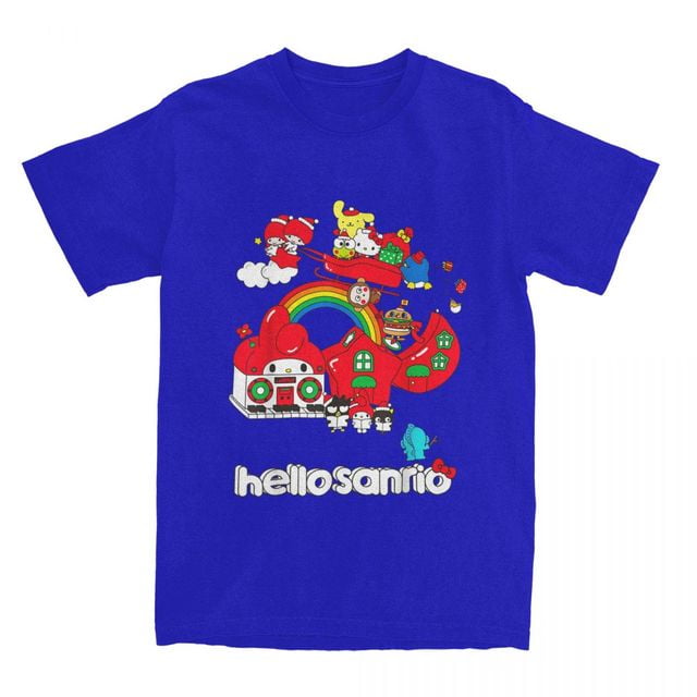 Hello Sanrio Christmas Friends T-Shirt for Men Women Vintage 100% ...
