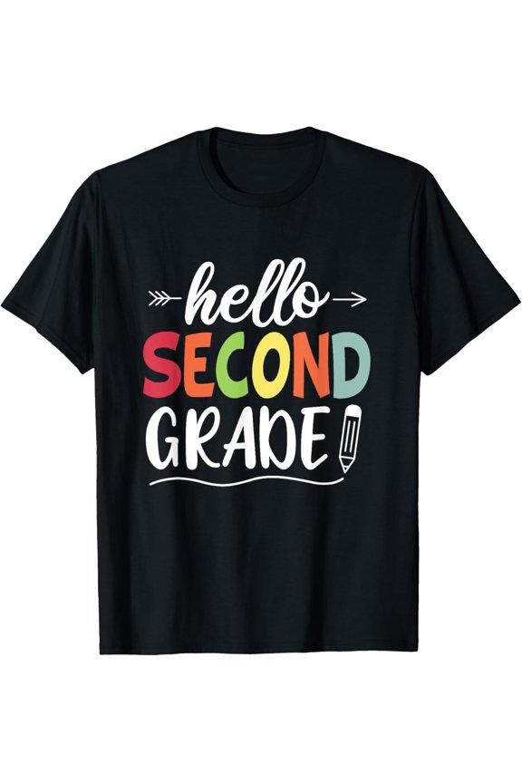 Hello Second Grade Back To School 2nd Grader T-Shirt