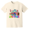 thumbnail image 1 of Hello Second Grade Pencil Tie Dye Funny Back To School Gift Comfort Color T-Shirt, 1 of 4