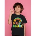 thumbnail image 1 of Hello Second Grade Rainbow T-Shirt for Boys – 100% Cotton Back to School Graphic Tee, 1 of 2