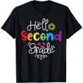 thumbnail image 1 of Hello Second Grade Shirt Fun 2nd Grade Back to School Gift T-Shirt Black 2X-Large, 1 of 4