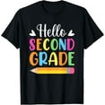 thumbnail image 1 of Hello Second Grade Team 2nd Grade Back to School Teacher Kid T-Shirt, 1 of 4