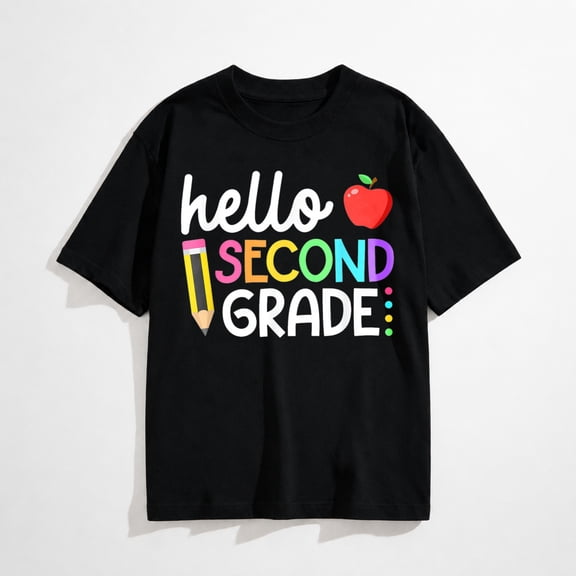 Hello Second Grade Team 2nd Grade Back to School Teacher T-Shirt