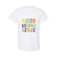thumbnail image 1 of Hello Second Grade Team A Back To School Teacher Student Design Unisex T-Shirt, 1 of 2