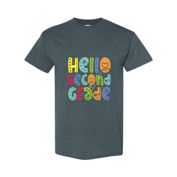 Hello Second Grade Team A Back To School Teacher Student Design Unisex T-Shirt
