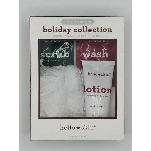 Hello Skin Limited Edition Holiday Collection 4 piece Skin Care Set