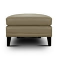 thumbnail image 1 of Hello Sofa Home Sienna Mid-Century Modern Top Grain Leather Ottoman in Beige, 1 of 5