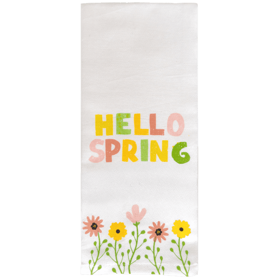 Hello Spring Decorative Kitchen Towel