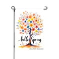 thumbnail image 1 of Hello Spring Floral Tree Garden Flag For Home Outdoor Garden Yard Decor 12x18 Inch, 1 of 5