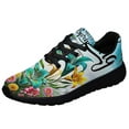 thumbnail image 1 of Hello Spring Hummingbird Shoes Sneakers Black Size 7.5, 1 of 7
