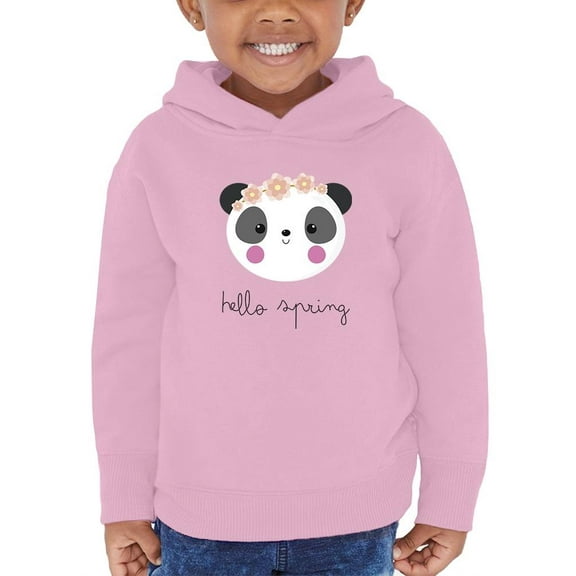 Hello Spring Panda Hoodie Toddler -Image by Shutterstock,  5 Toddler