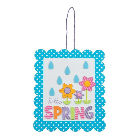 Hello Spring Sign 12 - Craft Kits - 12 Pieces