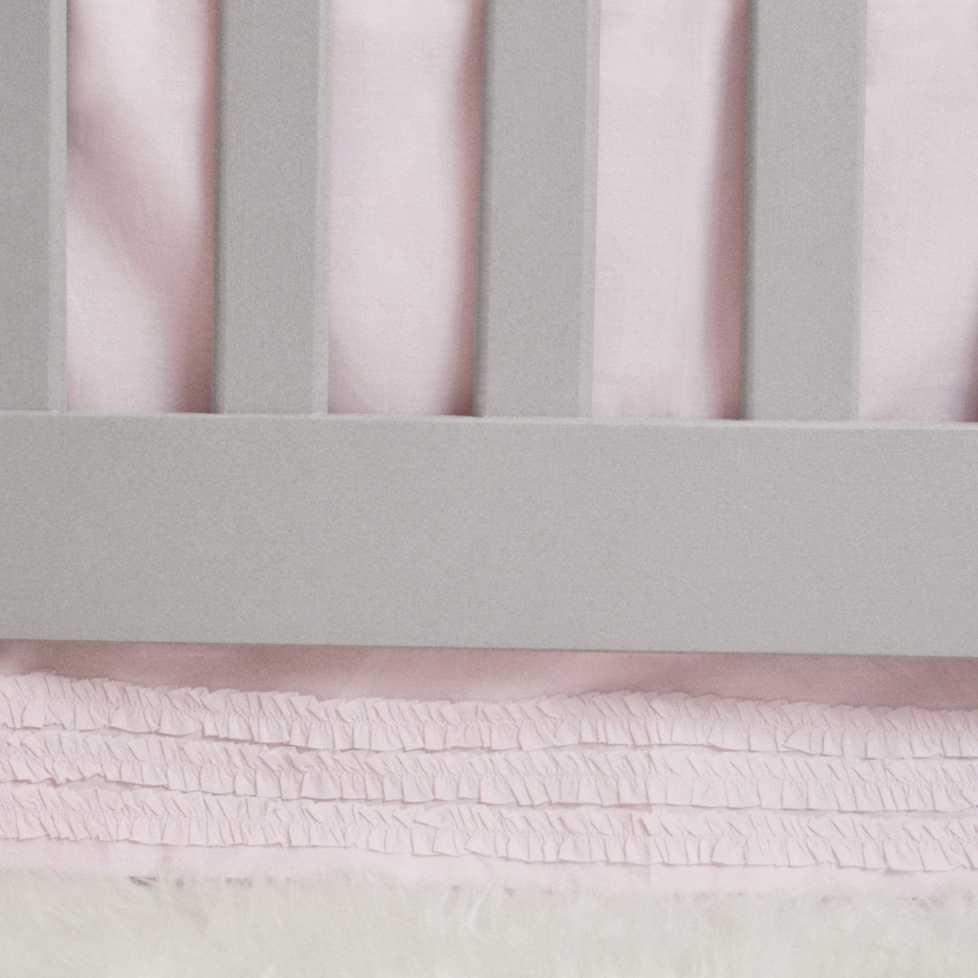 Preppy Summer Pom Pom Crib Skirt main image 0