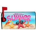 thumbnail image 1 of Hello Summer Beach Mailbox Covers Magnetic Large Size 25.5" X 21" Funny Starfish Shell Mailbox Cover Decorations Wrap, 1 of 6