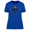 thumbnail image 1 of Hello Summer Boho Floral Quote T-Shirt Women -Image by Shutterstock, Female XX-Large, 1 of 2