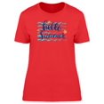 thumbnail image 1 of Hello Summer Brush Waves T-Shirt Women -Image by Shutterstock, Female Large, 1 of 2