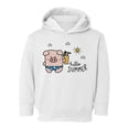thumbnail image 1 of Hello Summer, Cute Pig | Hoodie Toddler | Size White (Hoodie),4T (Toddler),Toddler, 1 of 4