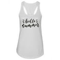 thumbnail image 1 of Hello Summer  Design. Tank Women -Image by Shutterstock, Female Large, 1 of 4