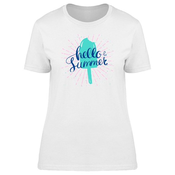Hello Summer Eaten Ice Pop Tee Women's -Image by Shutterstock