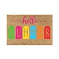 thumbnail image 1 of Hello Summer Front Door Mat Outdoor Entrance Summer Front Door Mat Welcome Mat Colorful Ice Cream Mat for Front Door Outside Deals Entrance Mat for Outside Inside Entry Entryway 16 x 24 Inch, 1 of 1