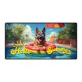thumbnail image 1 of Hello Summer German Shepherd Pool Day on Watermelon Float Desk Mat Full Keyboard Mouse Pad Alsatian Dog Lover Gifts Large Mousepad - 13008, 1 of 5