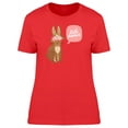 thumbnail image 1 of Hello Summer Happy Bunny T-Shirt Women -Image by Shutterstock, Female x-Large, 1 of 2