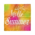 thumbnail image 1 of Hello Summer Head Scarf, Abstract Colorful Summer, Head Wrap, 3 Sizes, by Ambesonne, 1 of 2