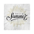 thumbnail image 1 of Hello Summer Head Scarf, Simple Summer Hand Lettering, Head Wrap, 3 Sizes, by Ambesonne, 1 of 2