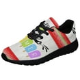 thumbnail image 1 of Hello Summer Ice Cream Watermelon Shoes Sneakers for Women Men Black Size 5, 1 of 7