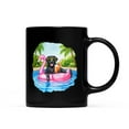 thumbnail image 1 of Hello Summer Labrador Retriever at Swimming Pool Flamingo Swim Ring Mug Lab Dog Lover Gifts Coffee Tea Cup - 12009, 1 of 4