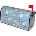 thumbnail image 1 of Hello Summer Mailbox Covers, Magnetic Post Box Cover Wraps Large Size 25.5x21 in for Garden Yard Decor, 1 of 6