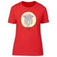 thumbnail image 1 of Hello, Summer Rabbit On Moon T-Shirt Women -Image by Shutterstock, Female x-Large, 1 of 2