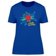 thumbnail image 1 of Hello Summer Red Peony Flower T-Shirt Women -Image by Shutterstock, Female Small, 1 of 2