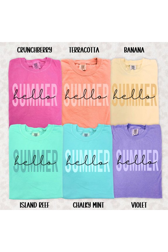 Hello Summer Shirt Last Day of School Group Teacher TShirt End of Year Grade Level Team Te