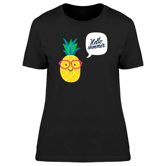 Hello Summer Smart Glasses T-Shirt Women -Image by Shutterstock, Female Small