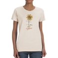 thumbnail image 1 of Hello Summer Sunflower T-Shirt Women -Jennifer Paxton Parker Designs, Female Small, 1 of 4