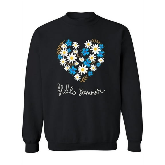 Hello Summer ! Sweatshirt Women -Image by Shutterstock, Female 4X-Large