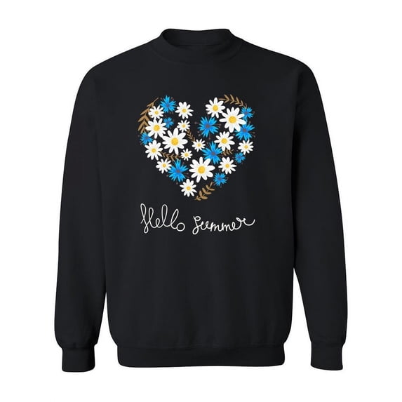 Hello Summer ! Sweatshirt Women -Image by Shutterstock, Female Small