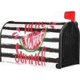 thumbnail image 1 of Hello Summer Sweet Watermelon Mailbox Covers Magnetic Standard Size, Spring Summer Magnetic Mailbox Covers Mailbox Wraps Post Letter Box Cover for Holiday Outside Yard Decor 18"x21", 1 of 6