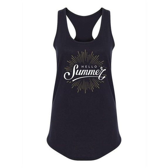 Hello Summer Tank Women -Image by Shutterstock, Female XX-Large